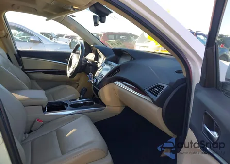 2014 Acura Mdx Technology Package из США, поврежденный, VIN 5FRYD4H43EB017405